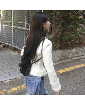 法式优雅气质小香风粗花呢短外套收腰显瘦温柔甜美外套