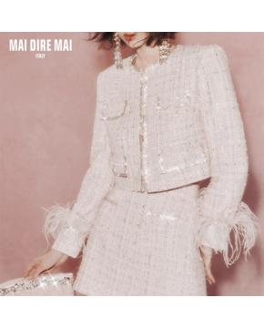 短外套+半身裙两件套女春装新款洋气时尚套装